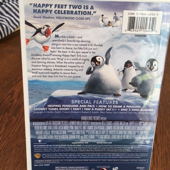 Happy Feet TWO dvd video. With special features added. - Picture 2 of 4